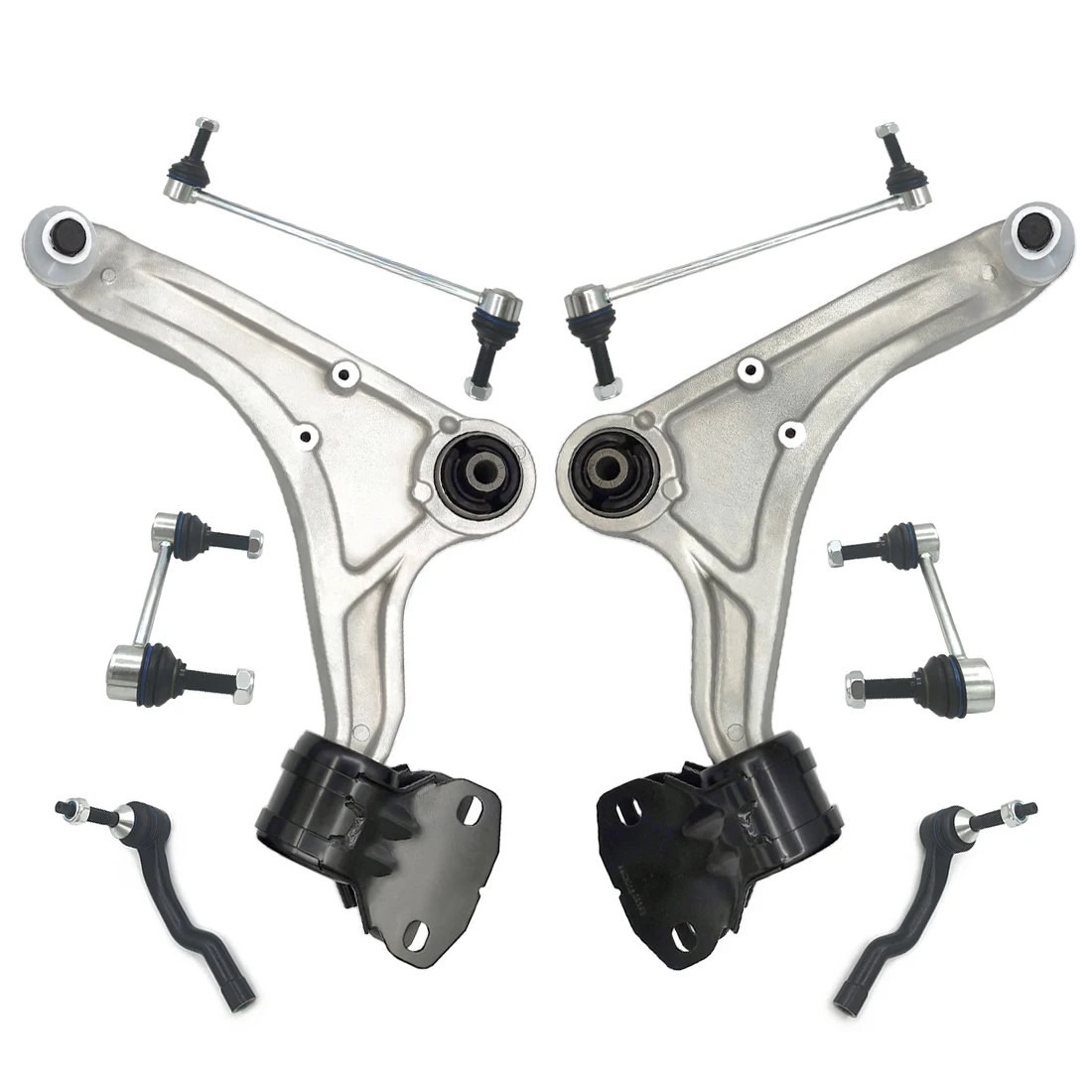 

AzbuStag 8Pcs Front Lower Control Arm Tie Rod Suspension Kit for FORD FUSION LINCOLN MKZ 2013 2014 2015 2016 2017 2018-2020