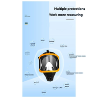 B97A-Gas Mask Full Face Mask Chemical Radioactive Contamination Chemical Biological Self-Priming