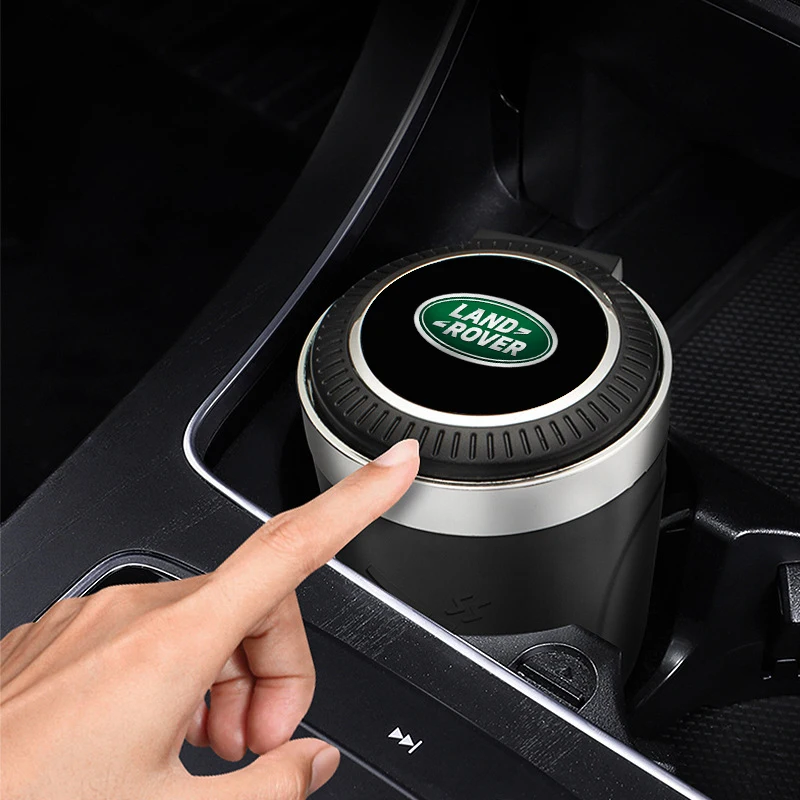 Auto interior accessories multifunctional car ashtray LED For Land Rover Discovery X79 X99 Evoque Freelander SVR RANGE ROVER LR2