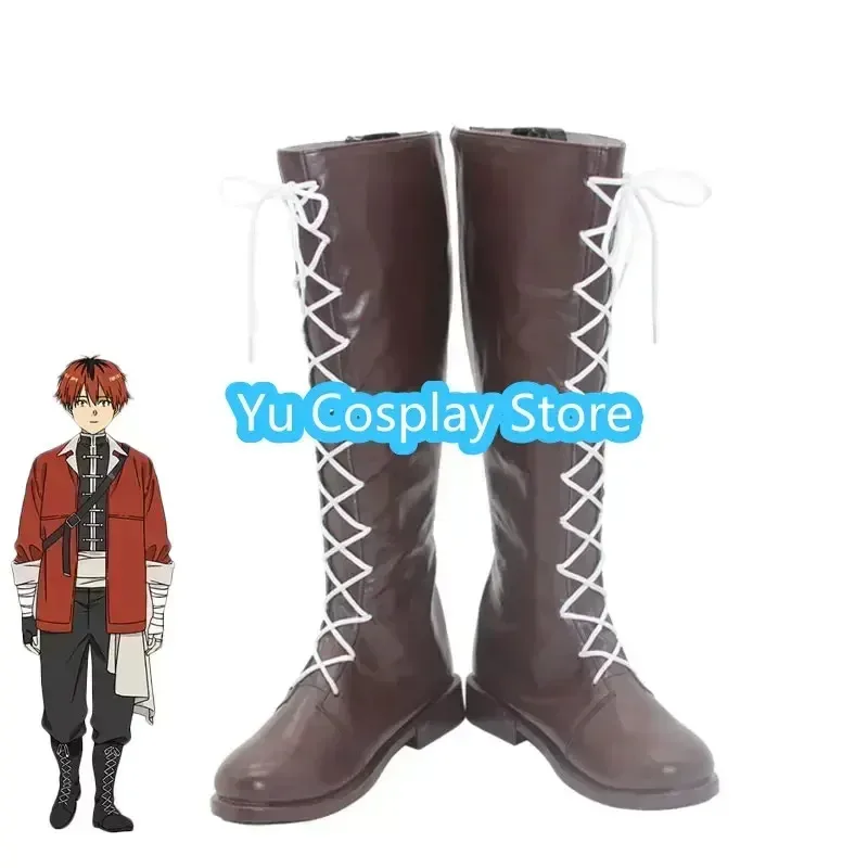 Doces 2025yu-anime frieren no funeral stark sapatos de couro do plutônio botas de carnaval de halloween adereços cosplay cu