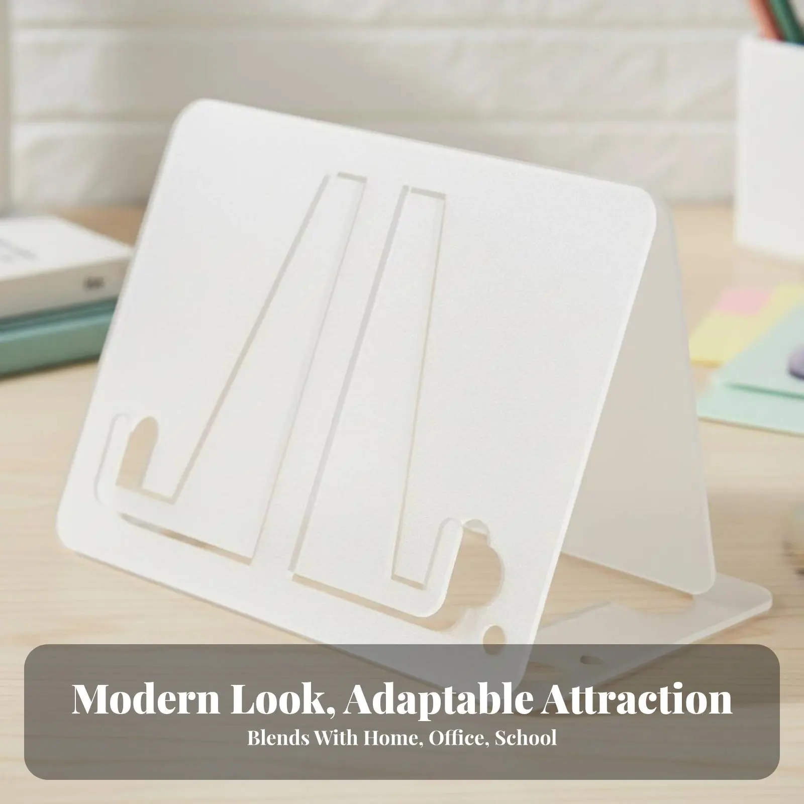 Foldable Bookrest with Sheet Holders Portable Adjustable Perusing Rest Multi-Functional Handshandsand Hands-and Liberated