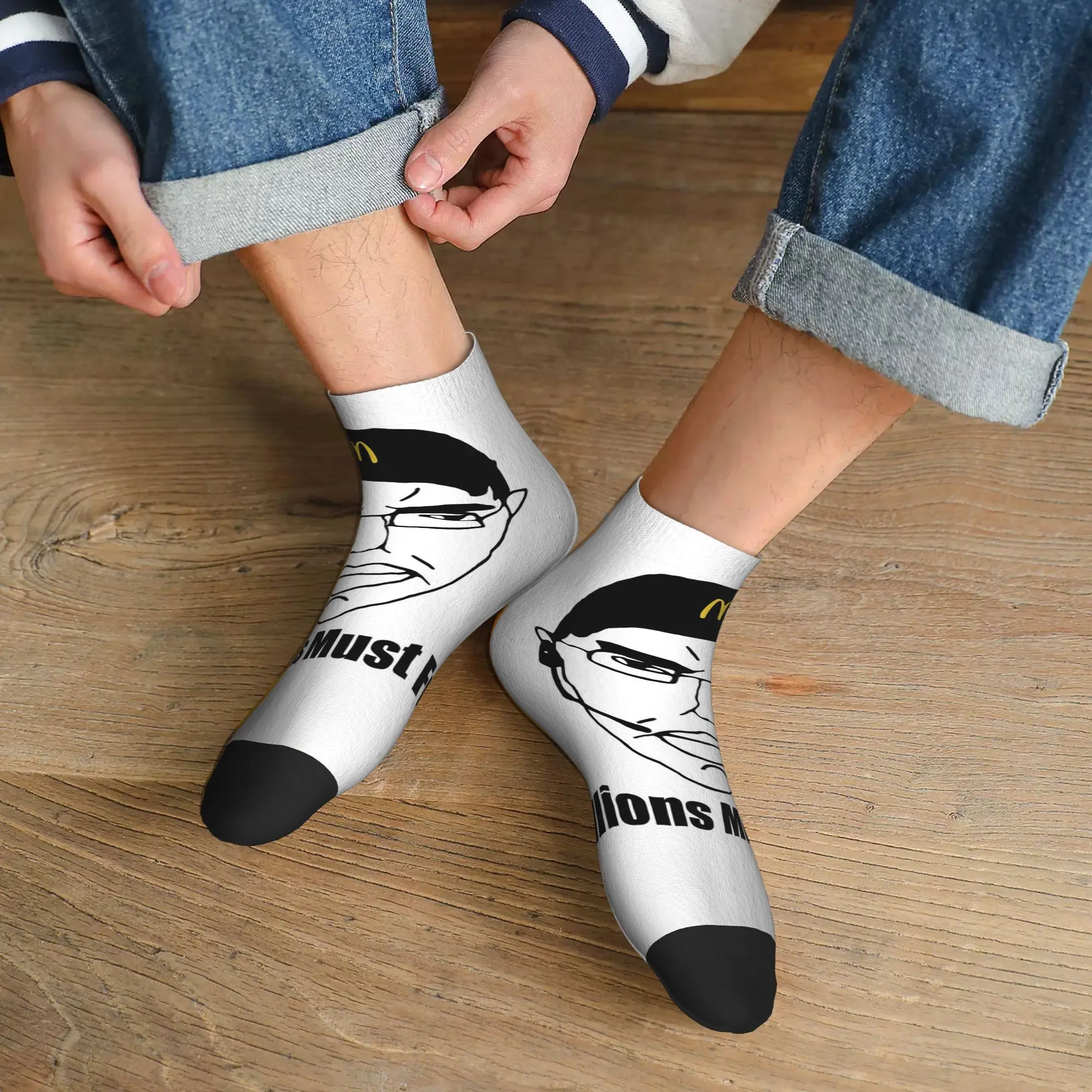 

Всесезонные носки CHUD Billions Must Fry, супер мягкие носки в стиле Харадзюку, забавные чулки для мужчин и женщин, подарки