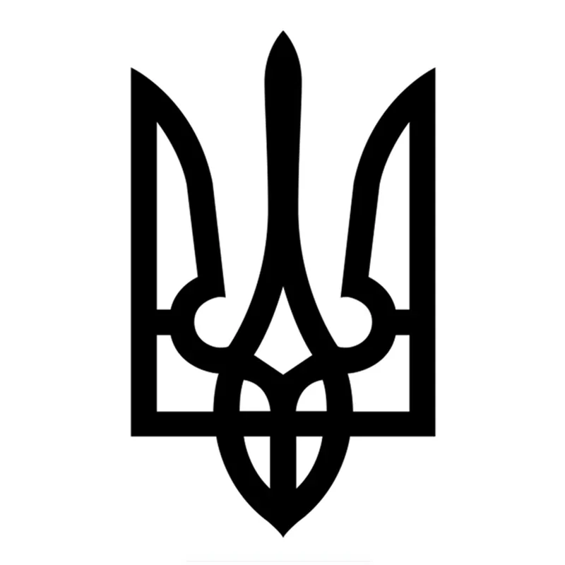 

Waterproof PVC Car Sticker Exterior Accessories Ukraine Emblem Auto Body Decal