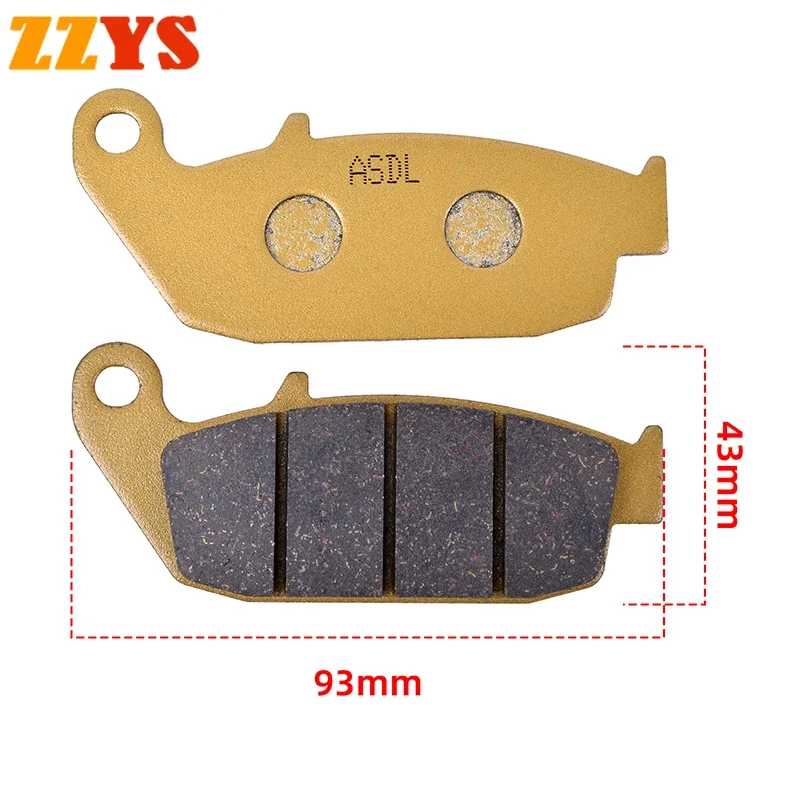 

Motorcycle Accessories Rear Brake Pads Disc Tablets For KYMCO Heroism 150 1995-97 For HONDA SZX 50 X8R Supersport Scooter 98-04