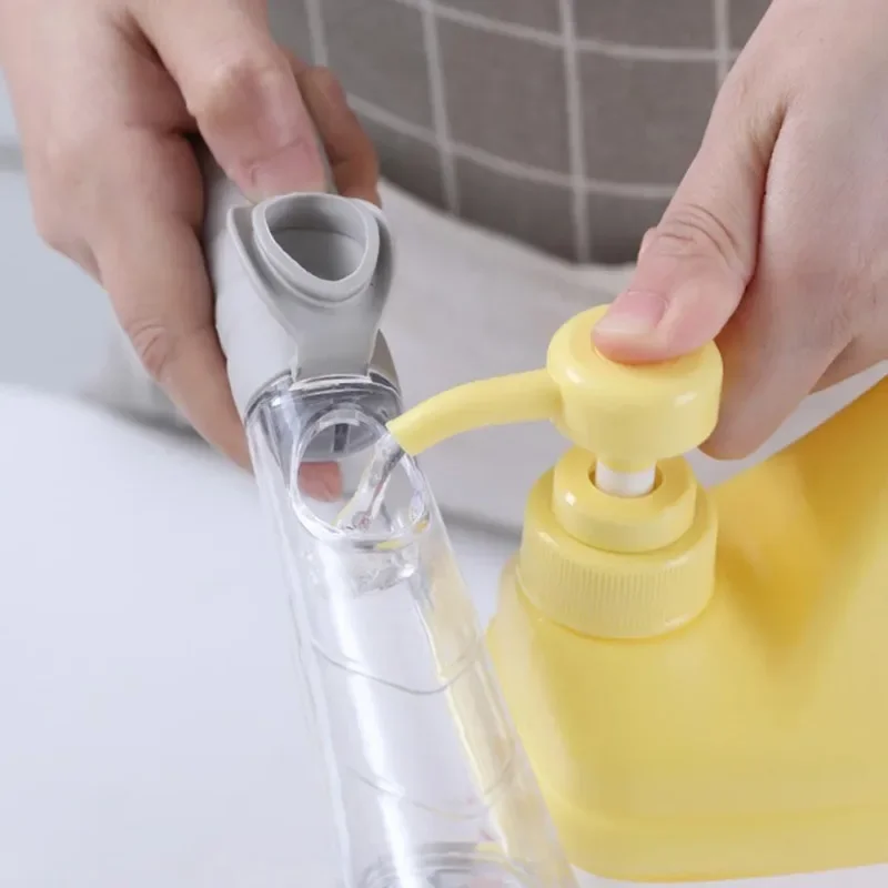 Dish Scrubber with Soap Dispenser with Optional Replaceable Brush Heads Brush Scrubber for Pot Pan Sink Cleaning Household