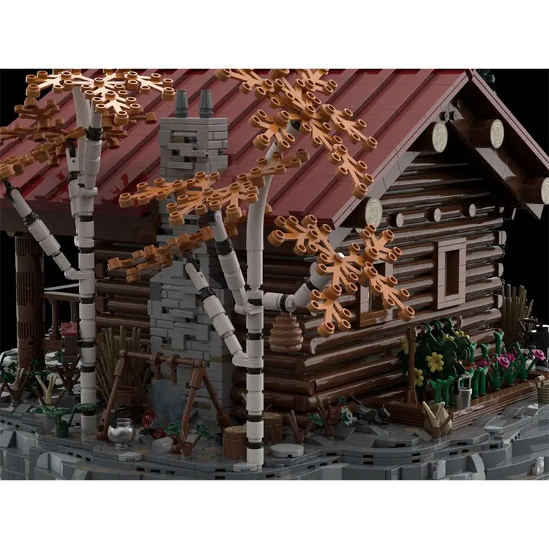

MOC5995pcs Creative Forest Cottage DIY Small Particle Assembly Building Block Educational Toy Model Gift Set Ornament