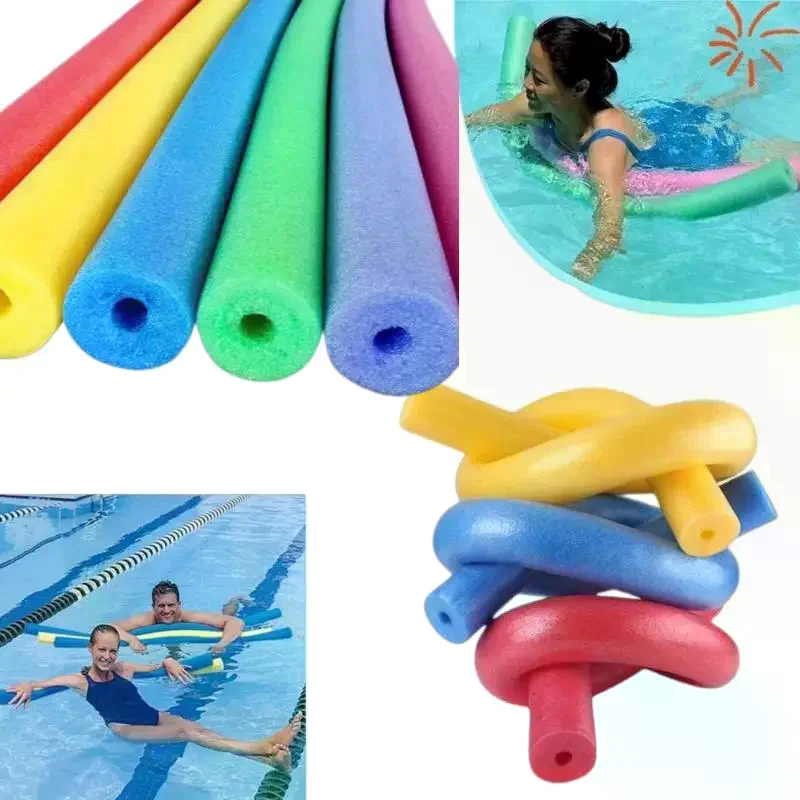 1Pcs Hollow Foam Pool Swim Noodles High Buoyancy Soft Odorless for Kids Swim Practice Adult Water Aerobics