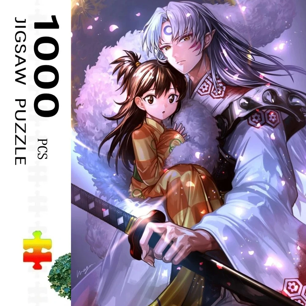 

500/1000pcs Adult Jigsaw Puzzles Japan Anime Inuyasha Suitable for Adults & Families - Challenging Large Pieces, Portable