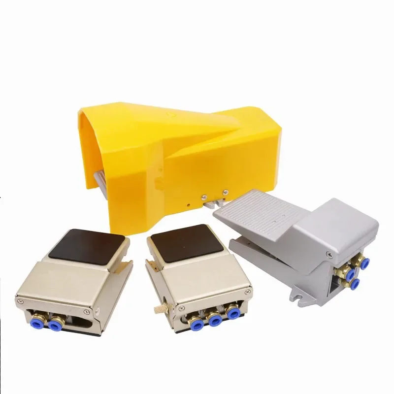 Versatile Pneumatic Foot Pedal Switch: 4F210-08 08L Air Control Valve, FV420 Foot Switch and FV320 Air Cylinder Valve