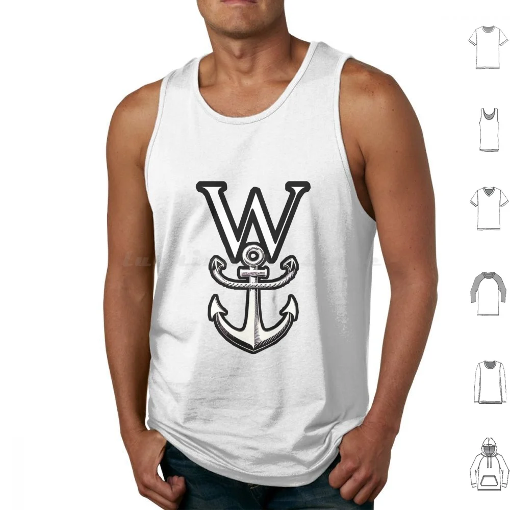 W Anchor Meaning ( Dont Be A W Anchor ) Tank Tops Print Cotton W Anchor Anchor Dont Be A W Anchor Funny Rude You Are W