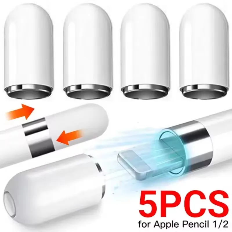 

Magnetic Pencil Caps Stylus Protector Cover for Apple Pencil 1 Generation Replacement Magnet Tablet Pen Cap for IPencil IPad Pro