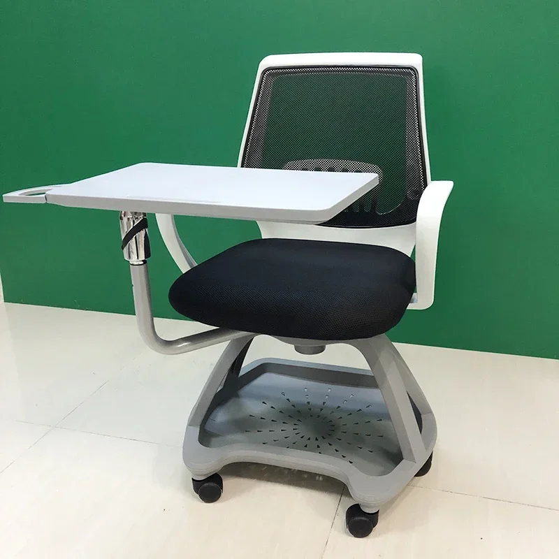 

Meeting chair with writing board, enlarged with wheels, office staff, computer chair, classroom, student training chair, desk