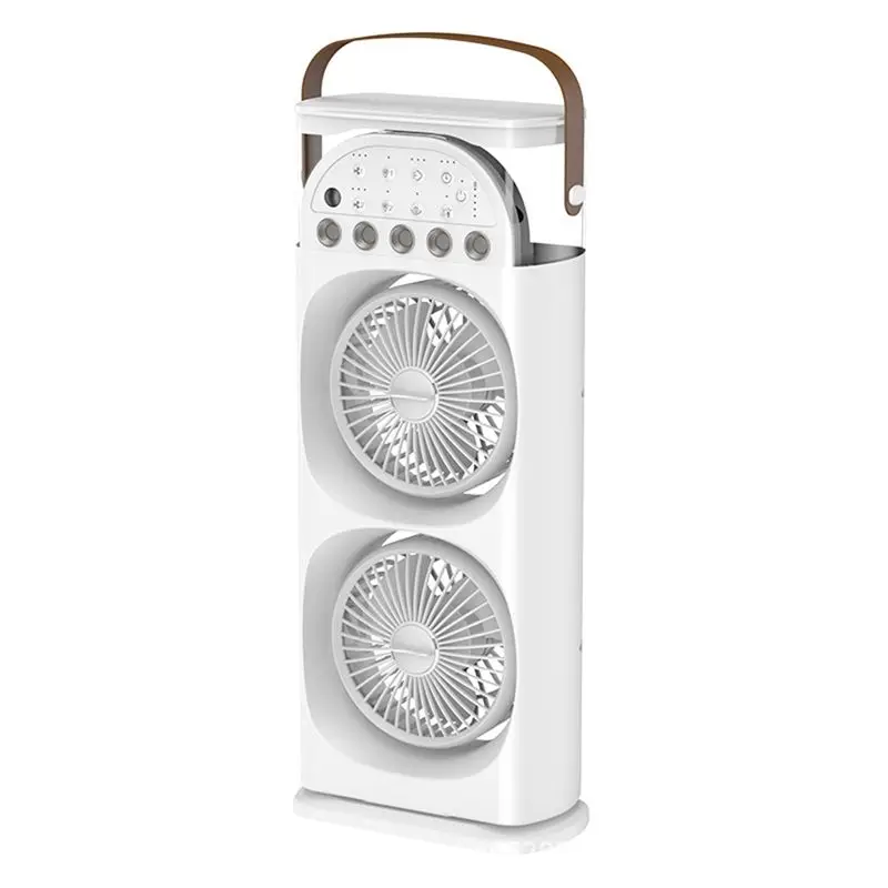 A006-Dual Fan Humidification Direct Plug Charging Colorful Lights With Large Capacity