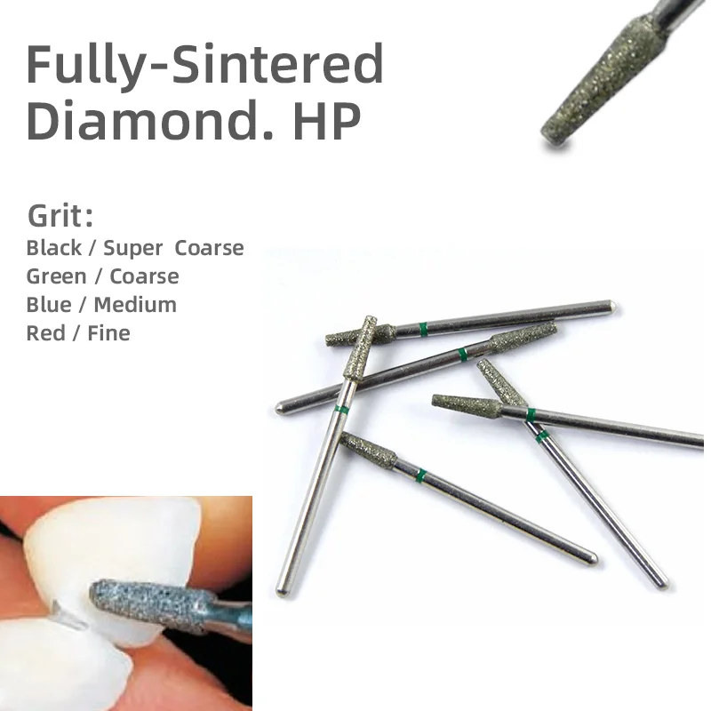 

Low Speed HP Electroplated Nail Drill burs dentistry wheel Bits for Grinding zirconia and Ceramic