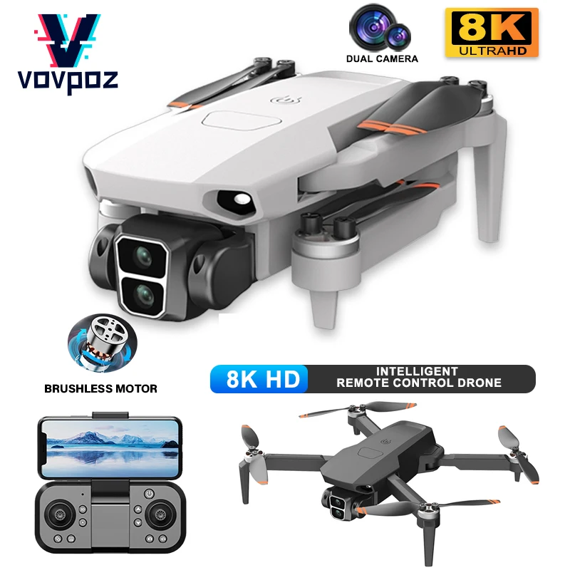 RC Drone New L106 Pro 8K Professinal HD Camera Foldable RC Helicopter WIFI FPV Height Hold Remote Control RC Dron