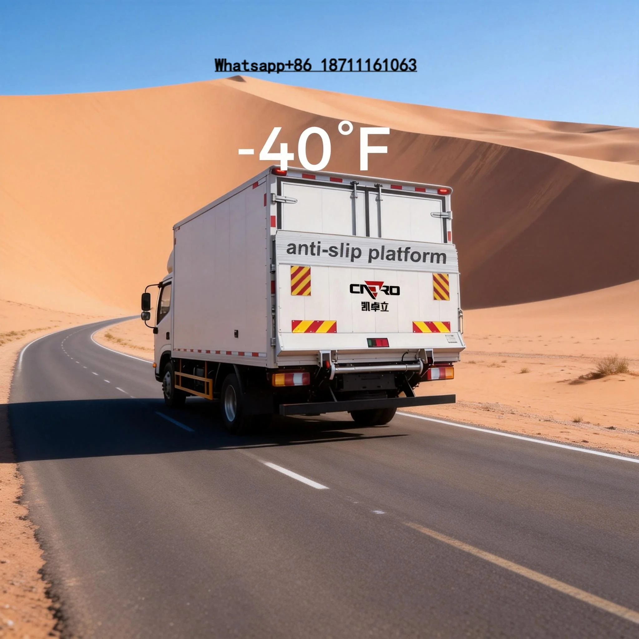 

CADRO Aluminum Alloy Hydraulic Tailgate 500Kg 9000Mm Van Lift