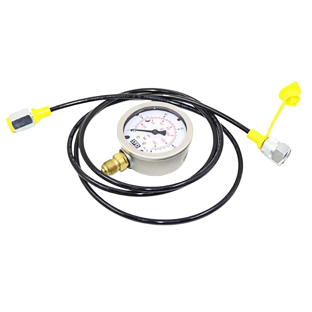 

For excavator pressure gauge mechanical hydraulic pump pressure gauge excavator oil pressure gauge test gauge hydraulic gauge