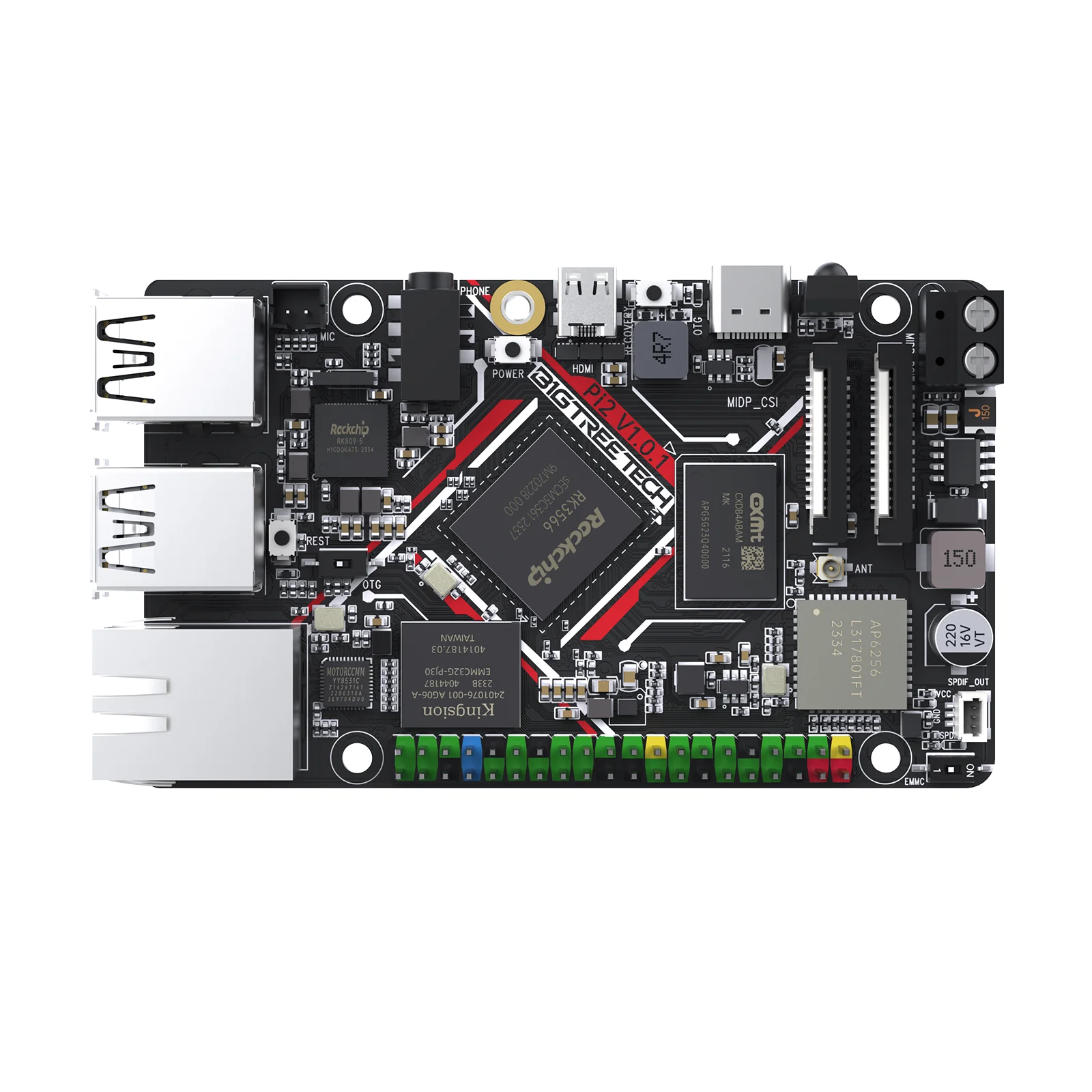 BIGTREETECH PI 2 CB2 Control Board RK3566 Quad-Core RAM 2GB ROM 32GB CSI DSI 2.4G Wifi For Klipper 3D Printer VS Raspberry PI