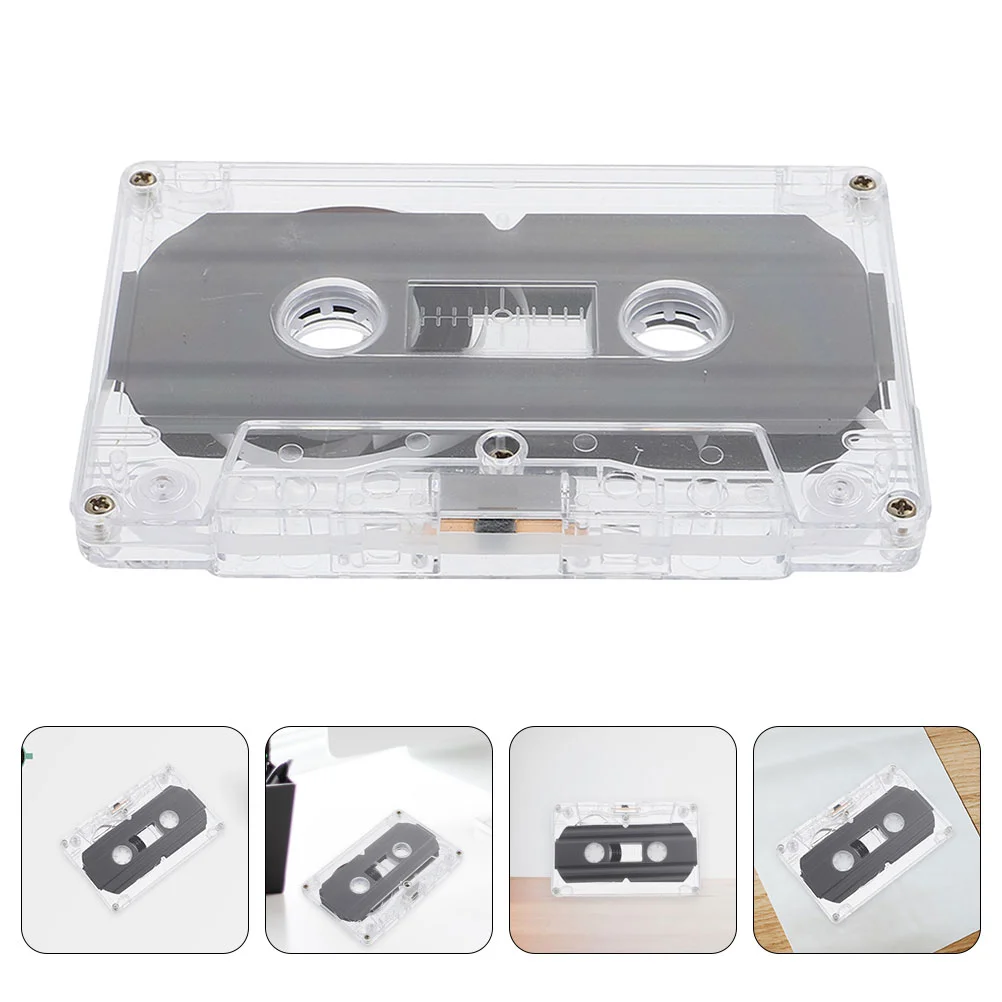 

30 Minute Blank Cassette Tapes Recording Empty Protective Clear Hard Case Retro Party Blessing Greeting Audio Quality Stable