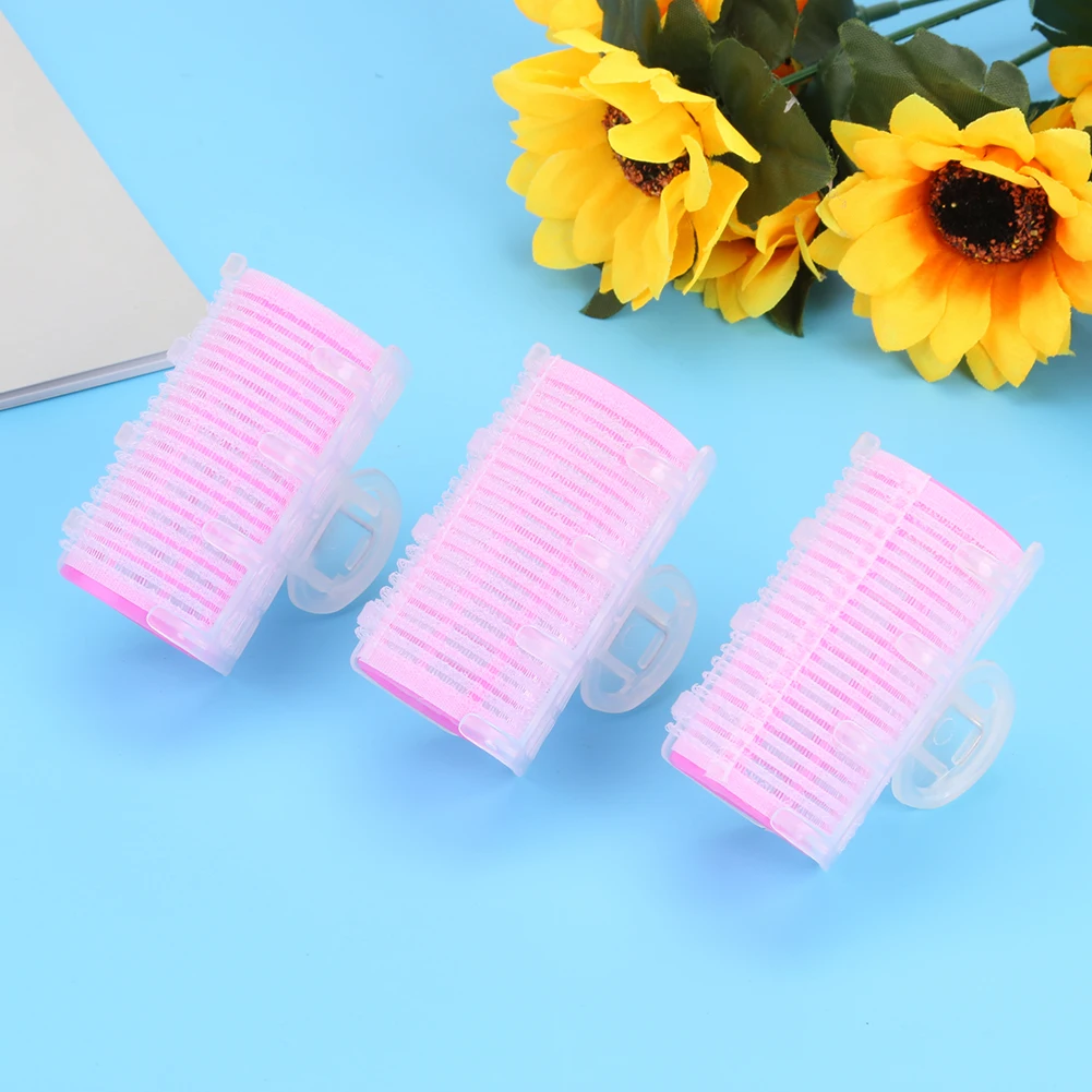 3pcs/set Air Bangs Roller DIY Fringe Curler Grip Fluffy Clamps Hairdressing Tool