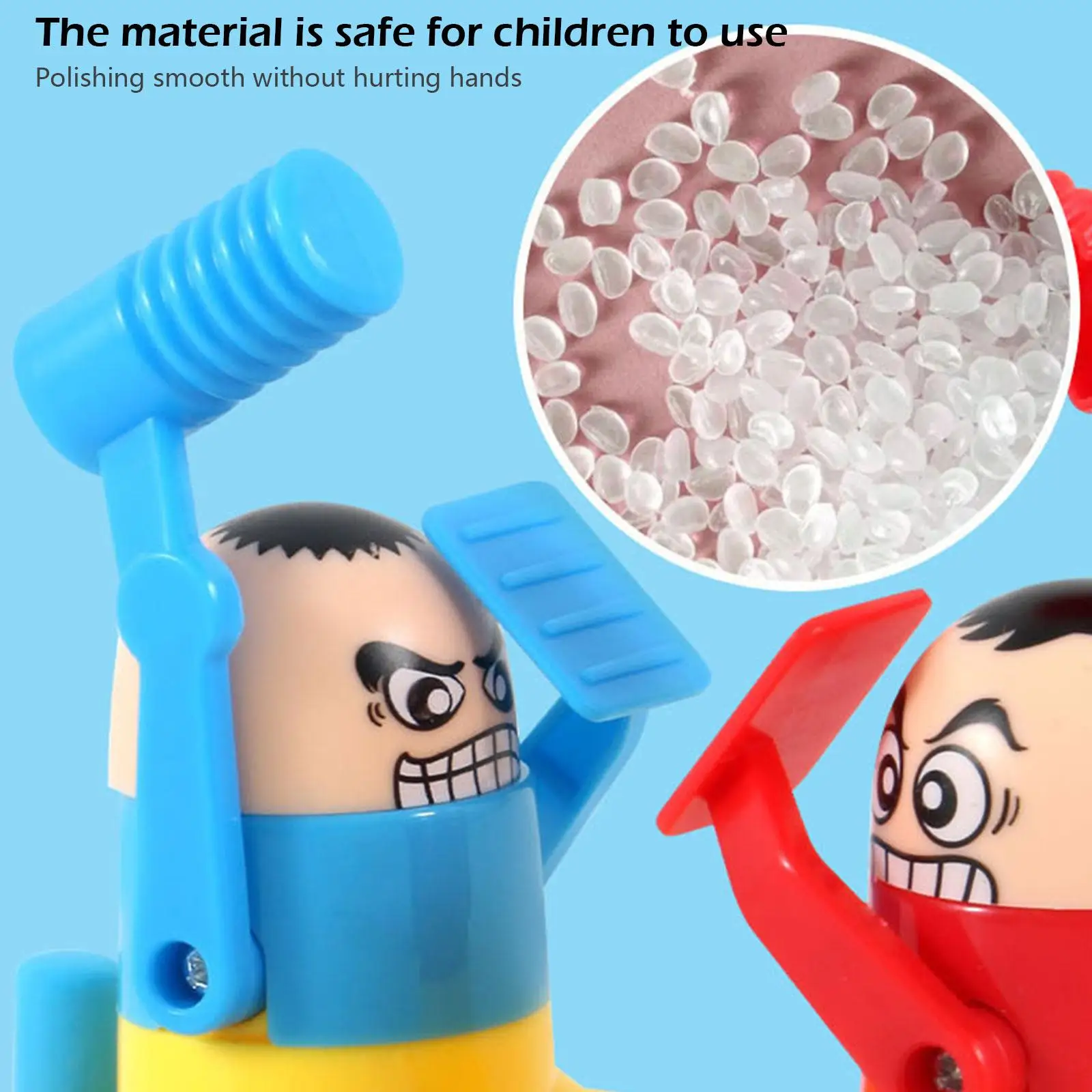 เกมต่อสู้ตลกๆ ของเล่นคลายเครียด ของเล่นแกล้งกัน ของเล่นโต๊ะเล่นแบบโต้ตอบ ของขวัญ เกมสำหรับสองคน พร้อมค้อนนุ่ม