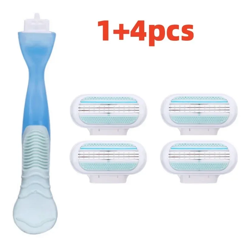 CC012-Women's 3-layer safety razor blade for facial/leg/armpit/bikini line beauty hair removal shaver compatible razor