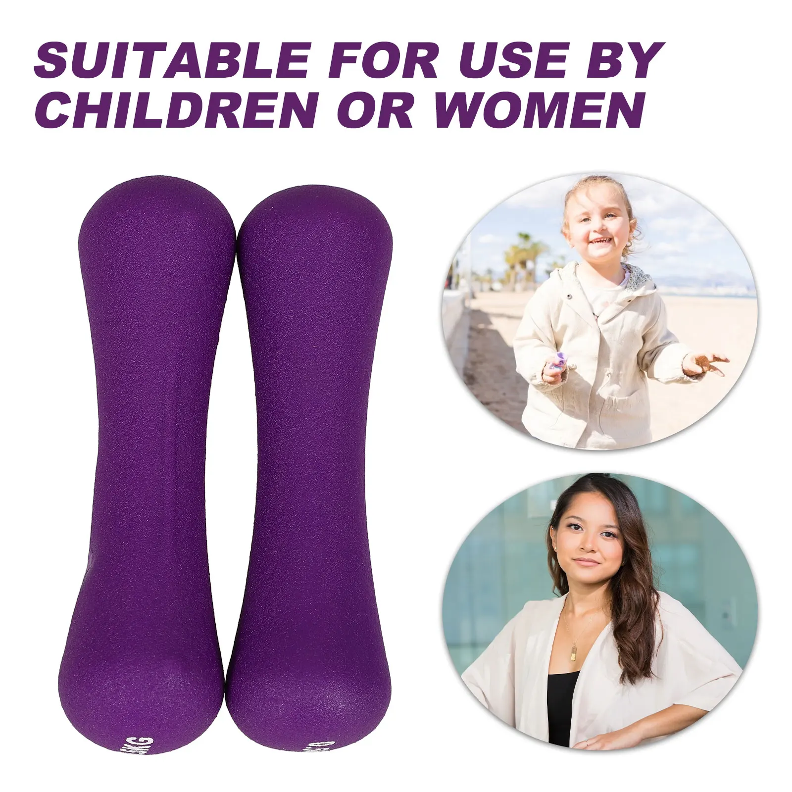 

2pcs Bone Shaped Dumbbell For Women Pvc Weight Training Tool Adjustable Fitness Arm Exercise Indoor Body Shaping