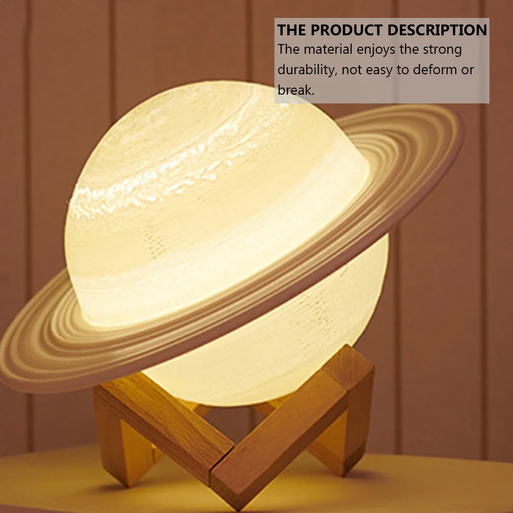 

1Pcs Fascinating Jupiter Appearance Desktop Lamp Durable Practical Long Term Use Home Decoration Unique Gift Idea