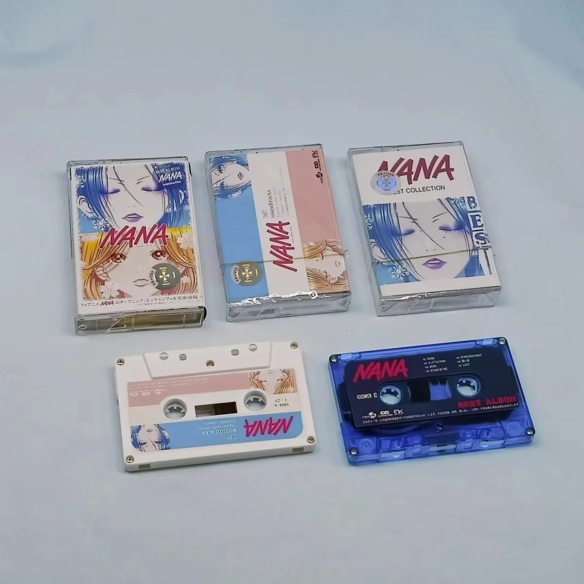 Anime NANA Black Stones Anna Tsuchiya Musik Tape Greatest Hits Best Album Kassetten Cosplay Walkman Recorder Auto Soundtracks Box