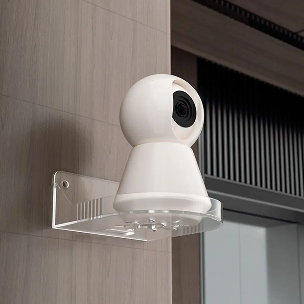 Multifunctional Camera Supporting Holder Self Adhesive Wall Mounted Space-saving CCTV Monitoring Bracket Indoor Outdoor Bracket