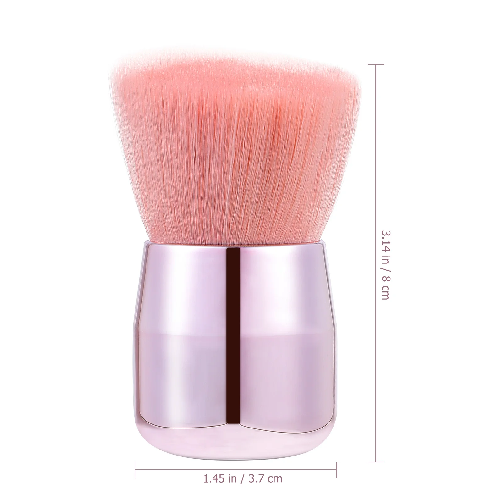 Brocha de maquillaje en polvo, aplicador suave portátil multiusos, cómoda brocha para colorete, cerdas suaves y densas, maquillaje para mujer