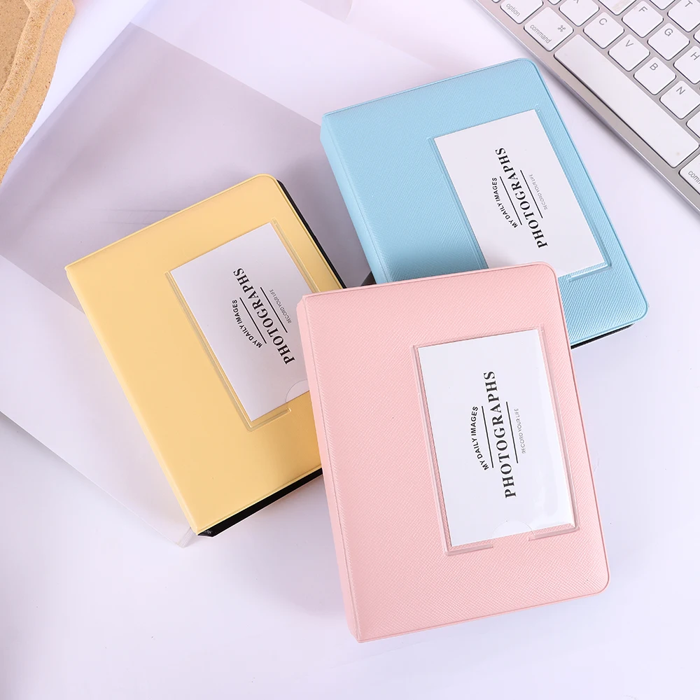 64 Pockets 3 Inch Mini Film Photo Album Book For Fujifilm Instax Mini LiPlay 11 9 8 7s 70 25 90 Instant Camera Film Card Holder