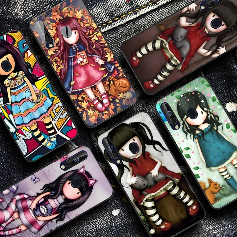 

Japan Santoro G-Gorjuss Phone Case For Samsung A 10 11 12 13 20 21 22 30 31 32 40 51 52 53 70 71 72 73 91 13 Shell