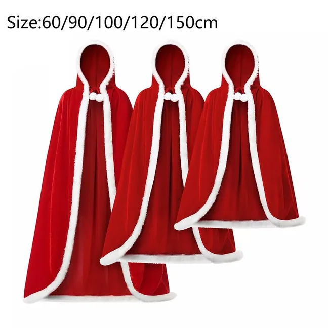 عباءة مخملية بأكمام طويلة لعيد الهالوين وعيد الميلاد وعرض مسرحي زي شيطان لورد الشيطان وشال عصري