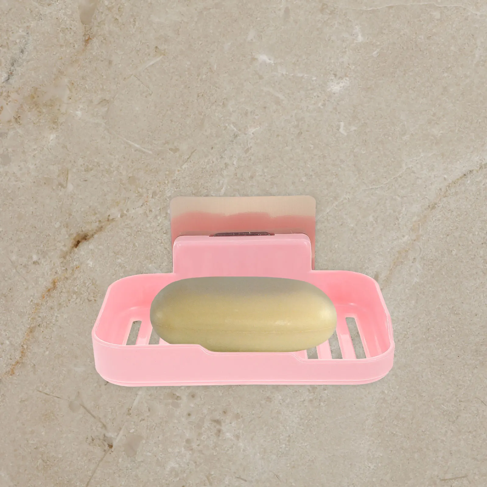 

2 Pcs RV Bath Room Soap Box Bathroom Holder Bar Travel Shower Accessories Holders Home Pp Adhesive Shelf