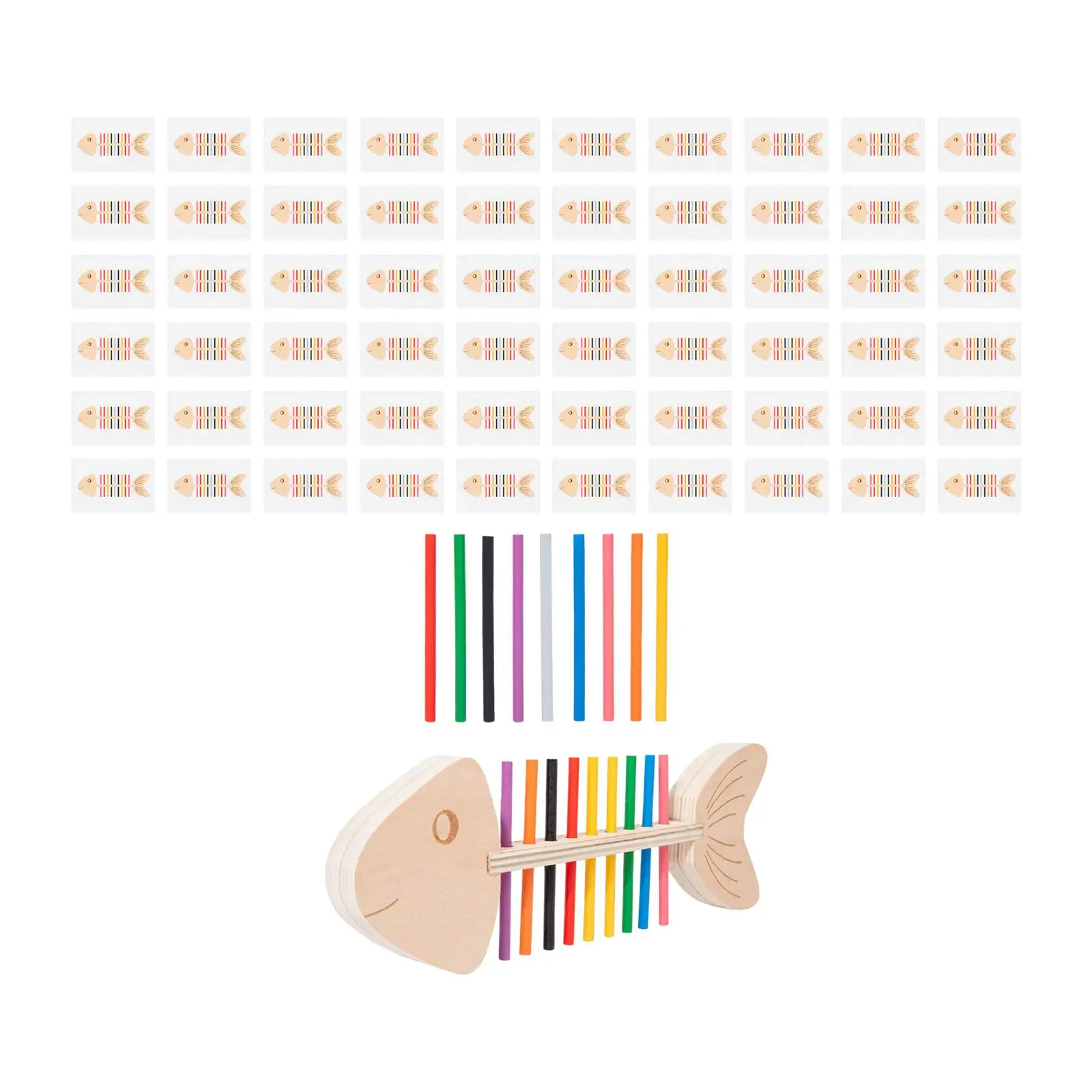 ของเล่นจับคู่สีสำหรับเด็กวัยหัดเดินของเล่นเสริมการเรียนรู้คัดแยกกระดูกปลาของเล่นสำหรับของขวัญวันเกิดเด็กผู้ชายเด็กผู้หญิง