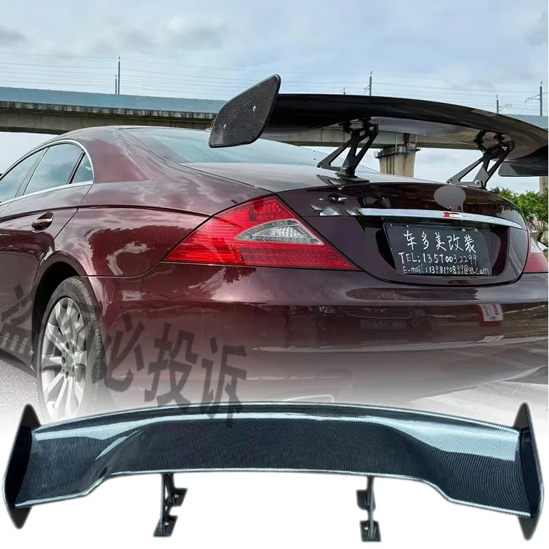 

For Mercedes Benz CLS 100% carbon fiber GT body kit tuning trunk spoiler W218 W219 CLS63 CLS350 CLS500 AMG spoiler 2005-2017