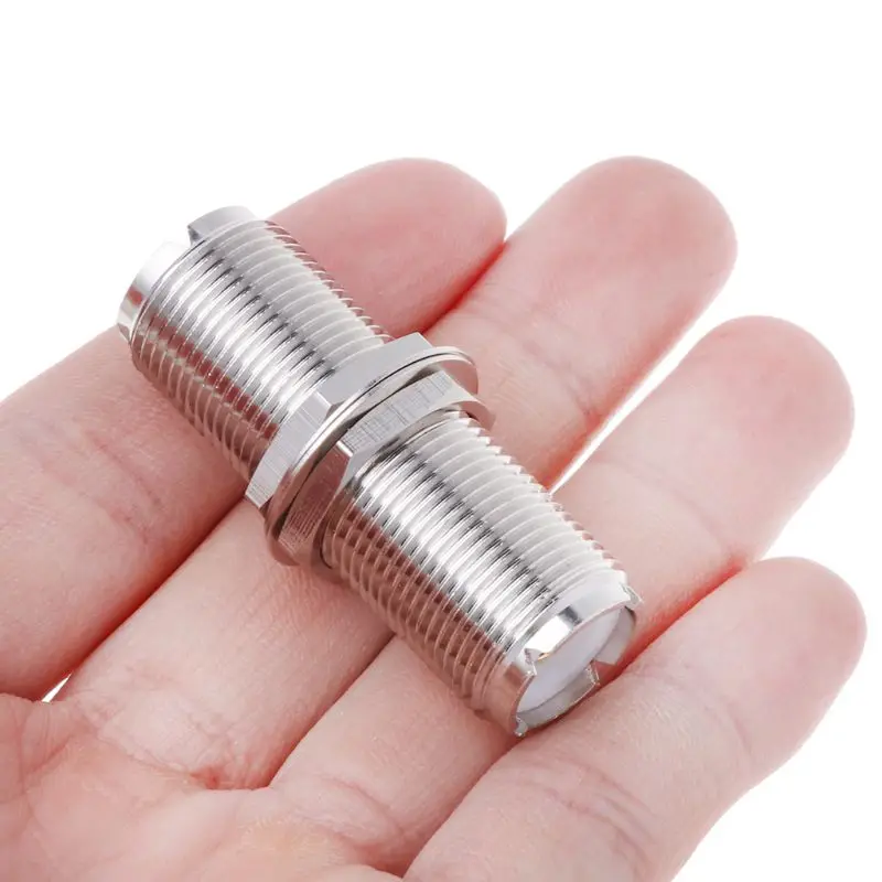 UHF SO239 Female To Female Nut Bulkhead Panel Mount Adapter Connector Strai