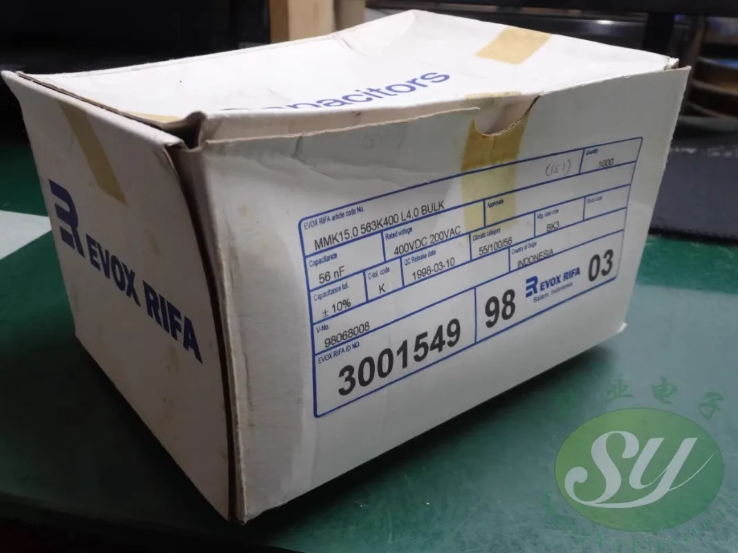 10 Uds EVOX MMK15 0,056 uf/400v 56nf 563 nuevo condensador de película 15MM