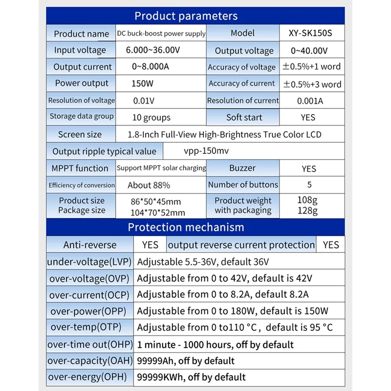 SK150S تيار مستمر موفر طاقة تنظيمي تيار مستمر محول فرق الجهد قابل للتعديل موفر طاقة تنظيمي 8A 150 واط وحدة شحن الطاقة الشمسية-ABVK #3