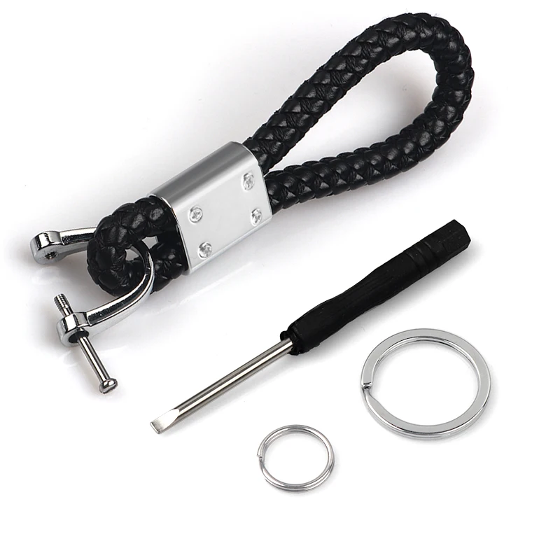 For Audi A4 B5 B6 B8 A1 A3 8V 8P 8L A6 C5 C7 A5 A7 A8 Q3 Q5 Q7 TT Car Keychain Strap Key Holder Keyrings Lanyard Pendant Decor view 6