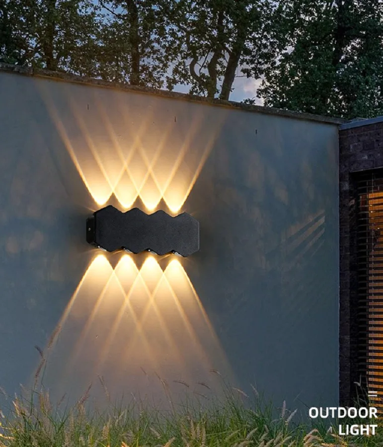 Tuya Smart LED Wall Lamp WIFI  Outdoor RGBCW Waterproof Garden Porch Light Atmosphere Decoration Light Work With Alexa Google