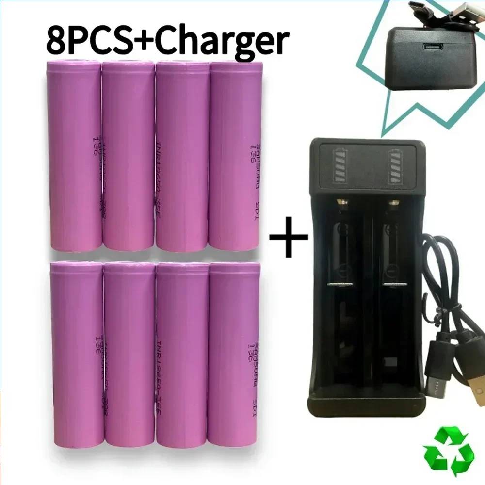 EOENKK 2024 18650 battery latest best-selling 35ELI-ION 3.7V 3000MAH+charger rechargeable battery for screwdriver