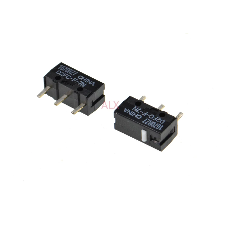10pcs d2fc-f-7n Micro Switch Tact Switch For Mouse Replacement Substitute Tested