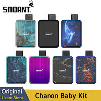 Original Smoant Charon Baby Pod Kit 750mAh Battery with 2ml Cartridge Fit 0.6ohm mesh 1.2ohm ni80 Coil E Cigarette Vaporizer