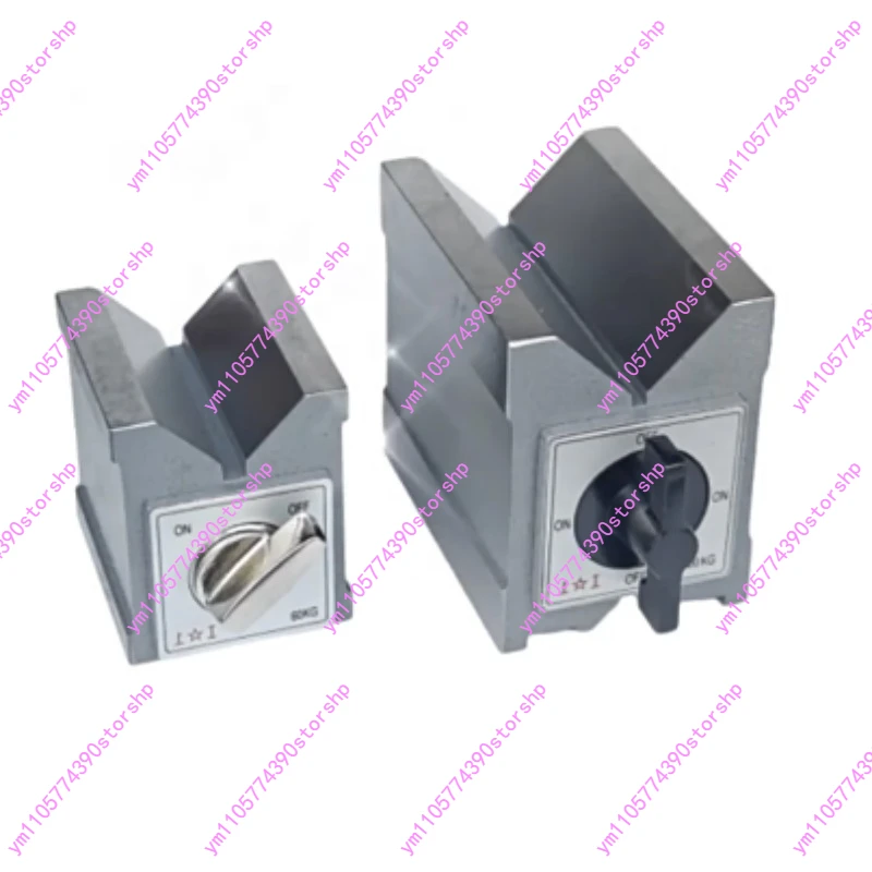 Magnetic V Block, Precision Magnetic V-Shaped Holder, Triangular Workbench for Gauge Indicator Positioning