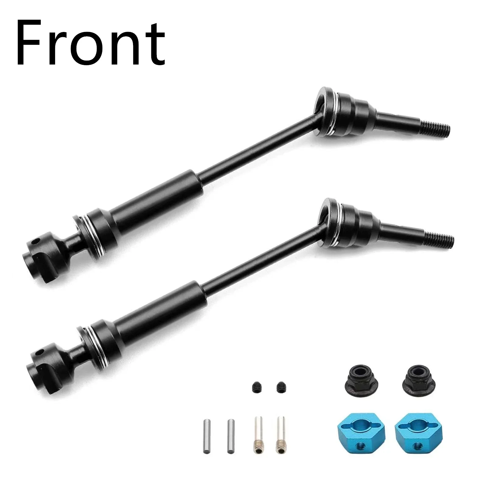 Harden Steel Front Rear Drive Shaft CVD Driveshaft for 1/10 Traxxas Slash Rustler Stampede Hoss VXL 4X4 RC Car Upgrade Parts