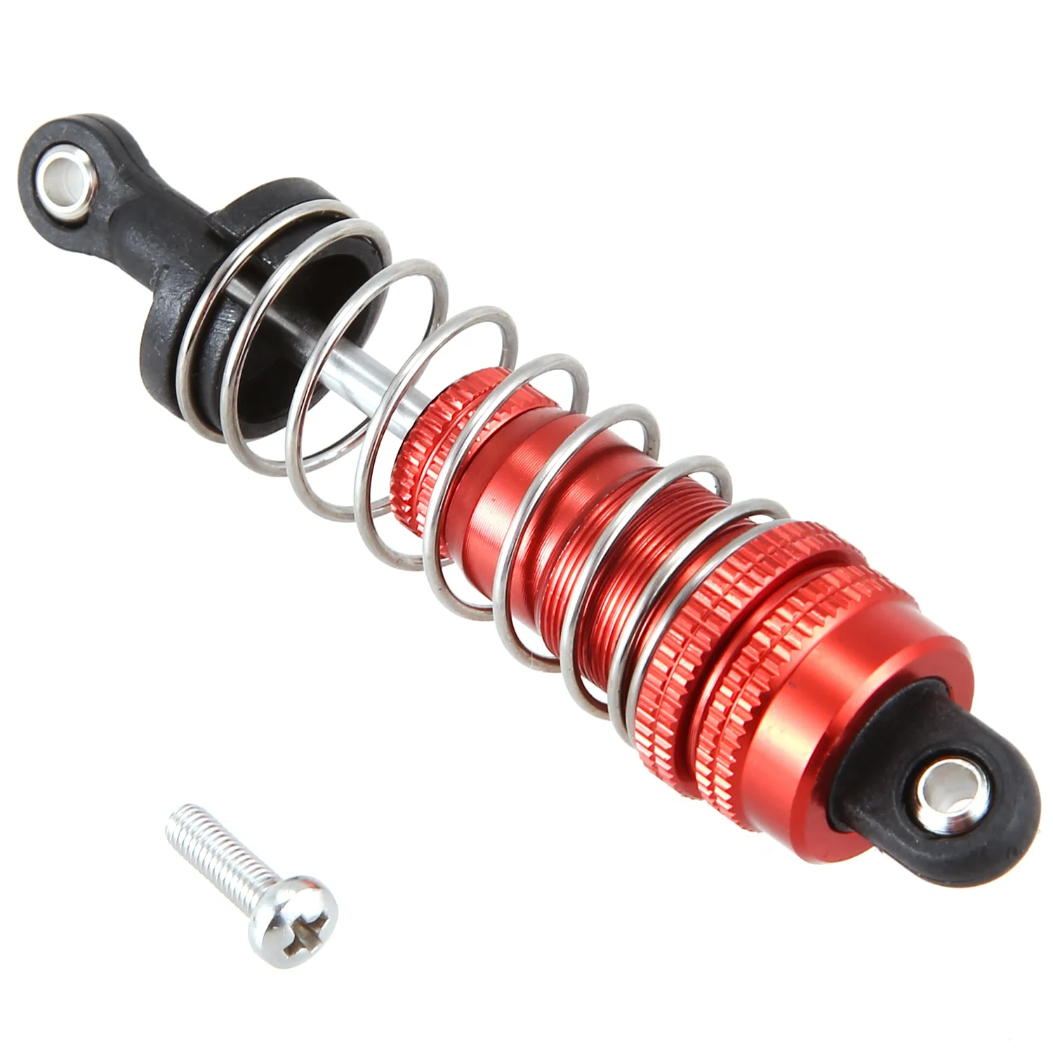 4Pcs Metal Damper Replacement Accessory Fit for 144001 1/14 4WD RC Drift Racing Car Parts,Red