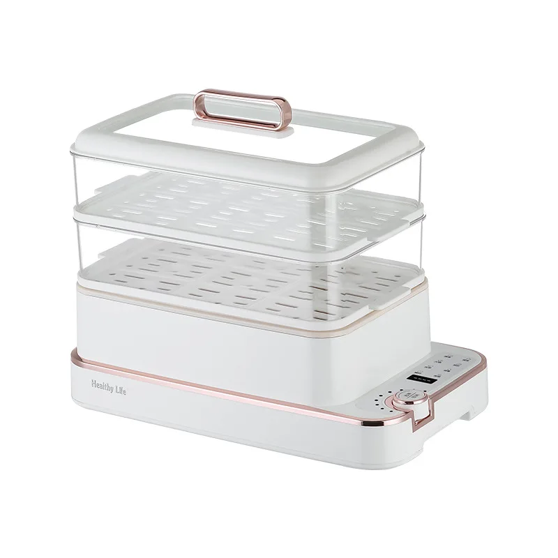 

Электрическая пароварка, бытовая универсальная многофункциональная прозрачная пароварка большой емкости, интеллектуальное резервирование времени