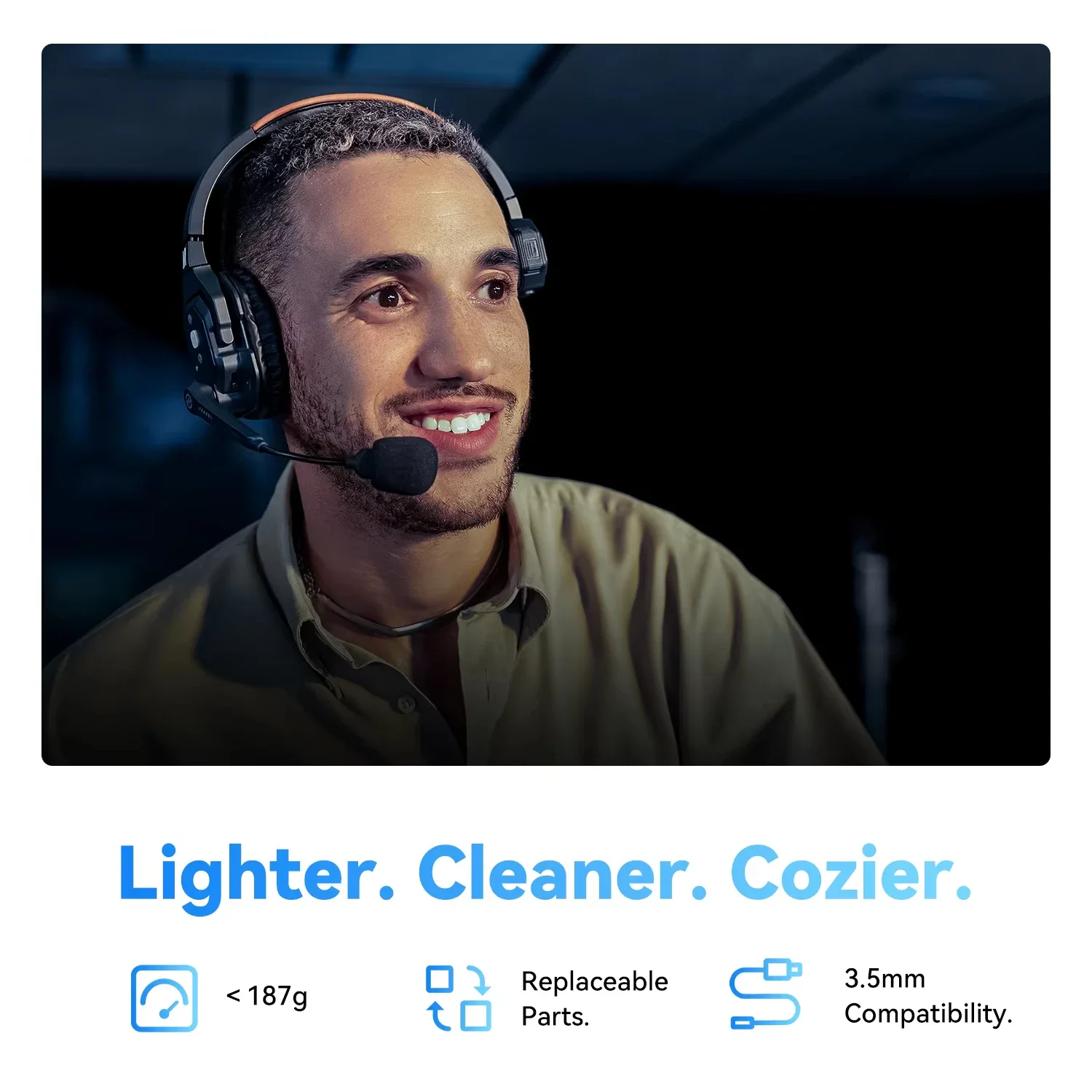 Solidcom SE كامل دوبلكس 2.4G ENC إلغاء الضوضاء نظام سماعة رأس لجهاز الاتصال الداخلي اللاسلكي 1100ft فريق الاتصالات